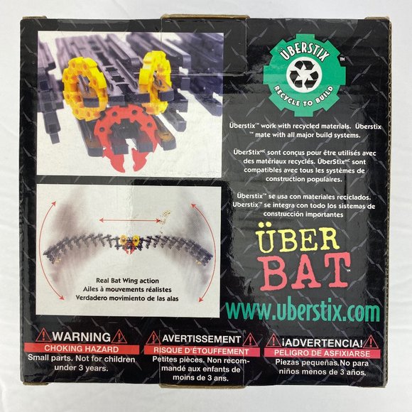 Uberstix UberBat 60 pieces Building Toy New In Box - Picture 2 of 7